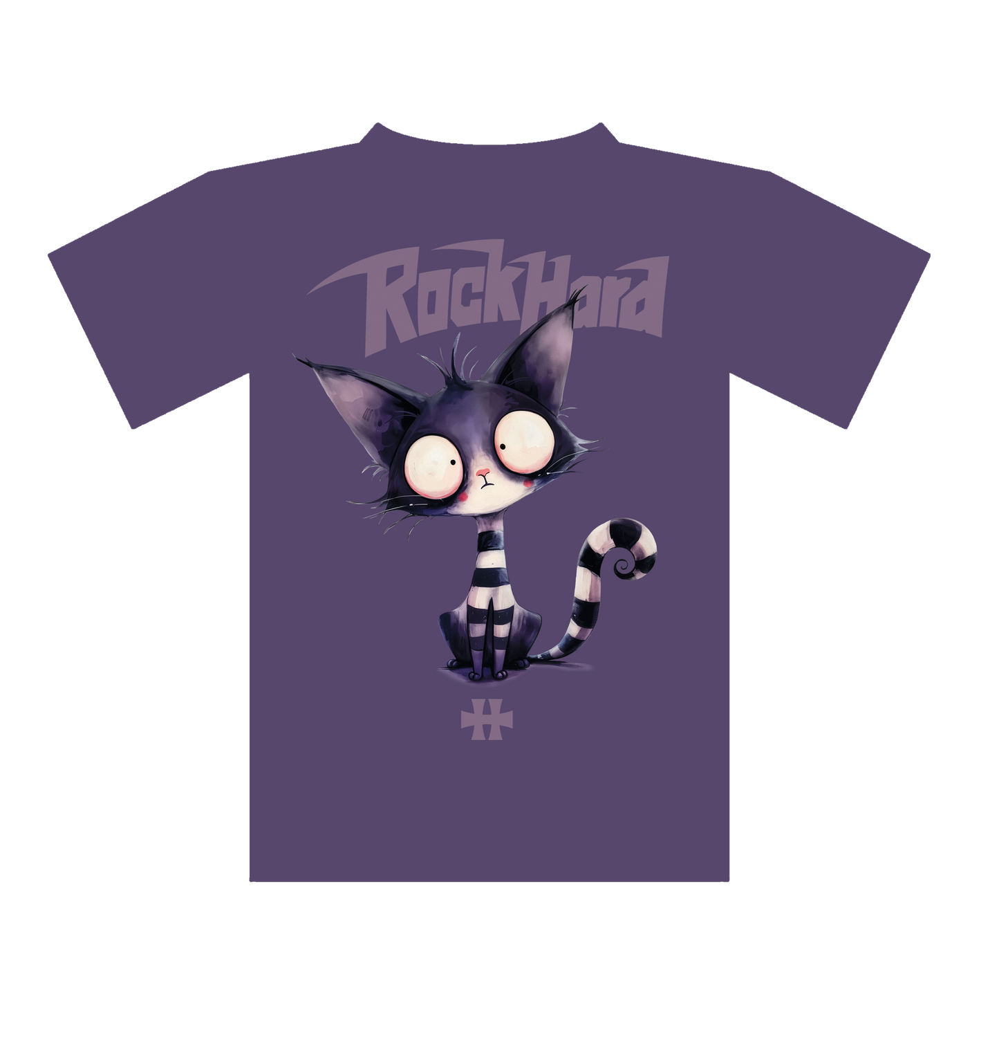 T-shirt KIDDY CHAT Heather Purple