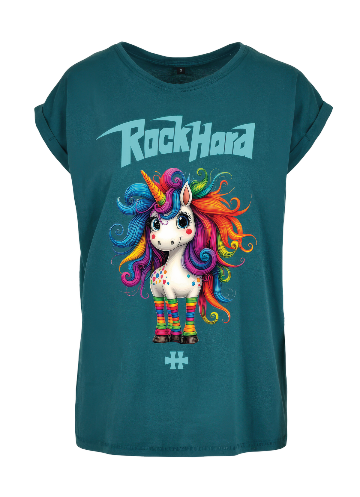 T-shirt Femme Licorne Vert