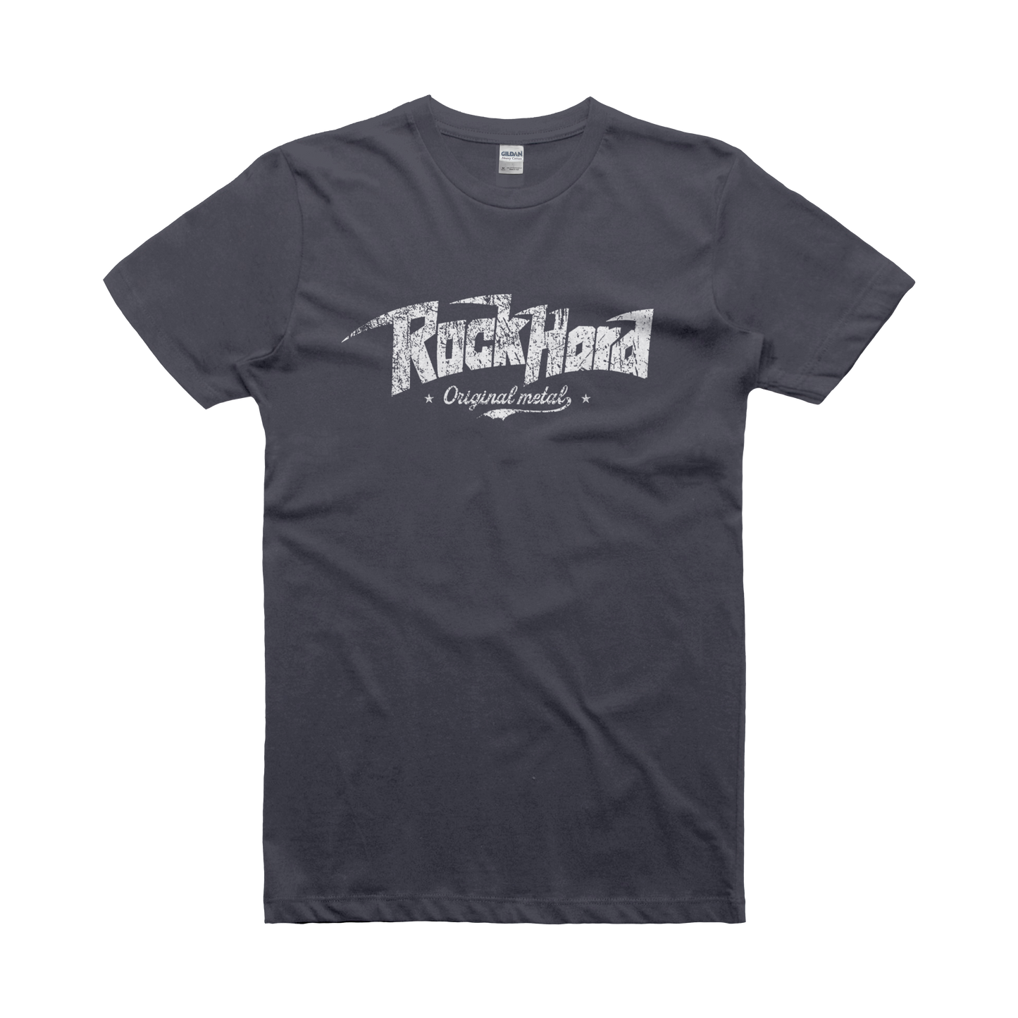 T-shirt Homme Rock Hard Logo Vintage 2021