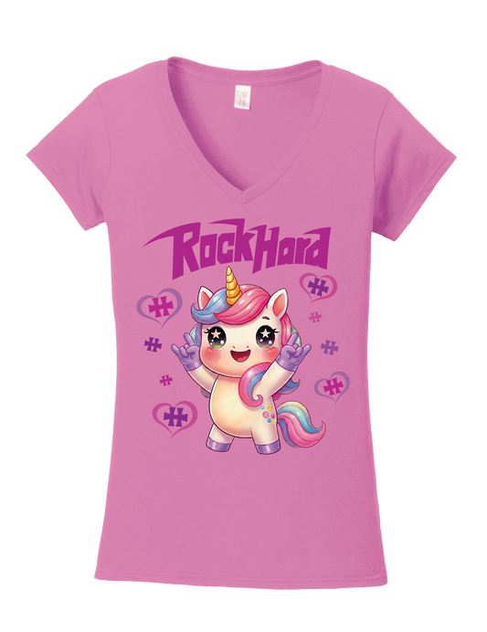 T-shirt Femme Licorne Horns Up
