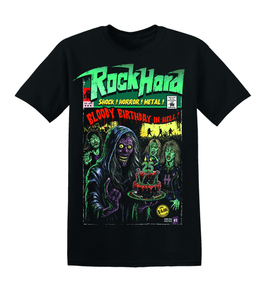 T-shirt Homme Rock Hard 25 ans "Bloody Birthday"