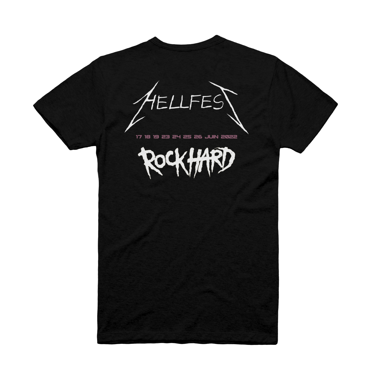 T-shirt Homme Rock Hard Hellfestallica 2022