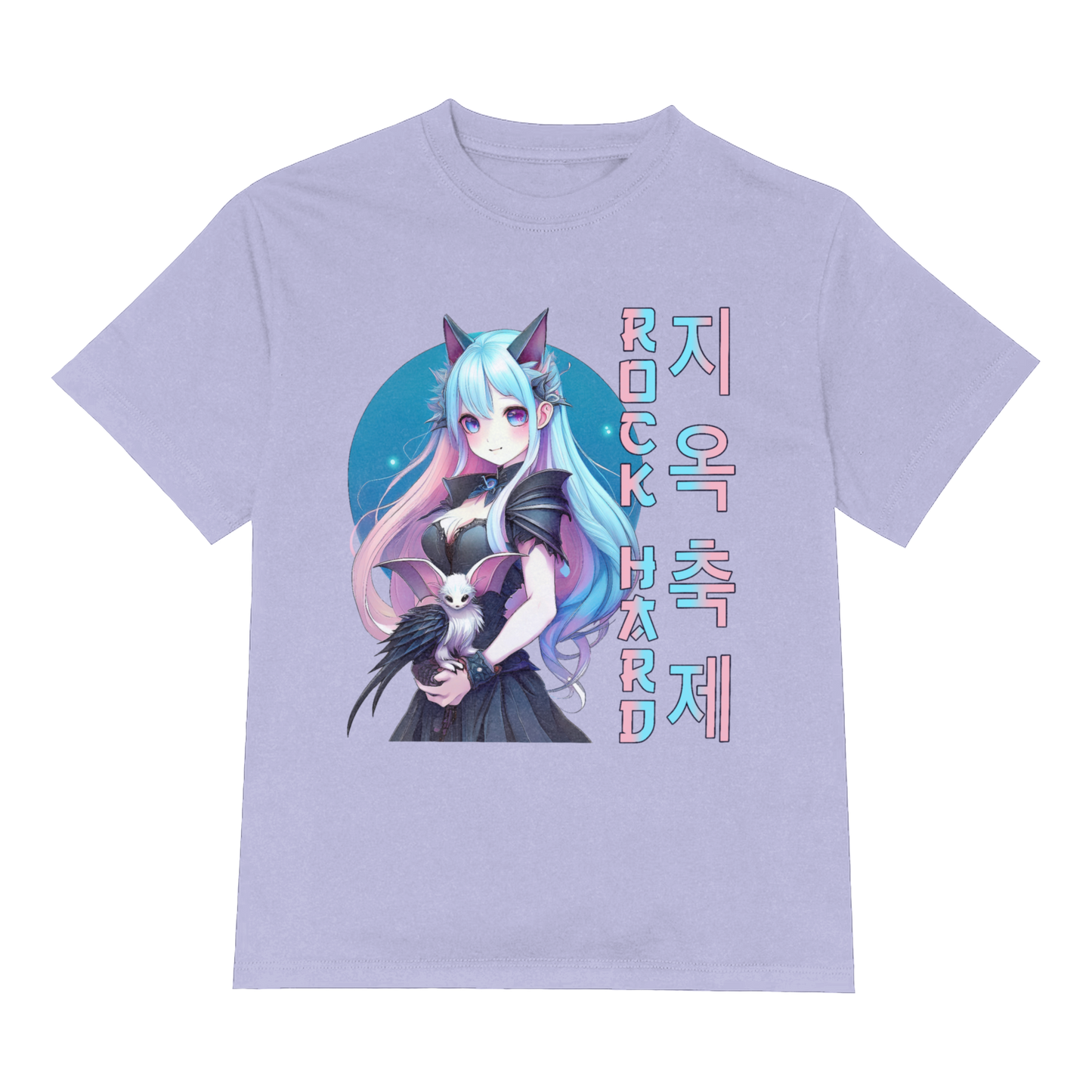 T-Shirt KIDDY MANGA Lavande