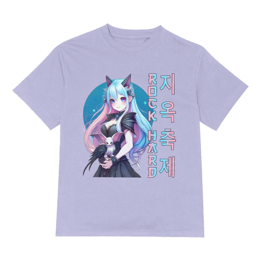 T-Shirt KIDDY MANGA Lavande