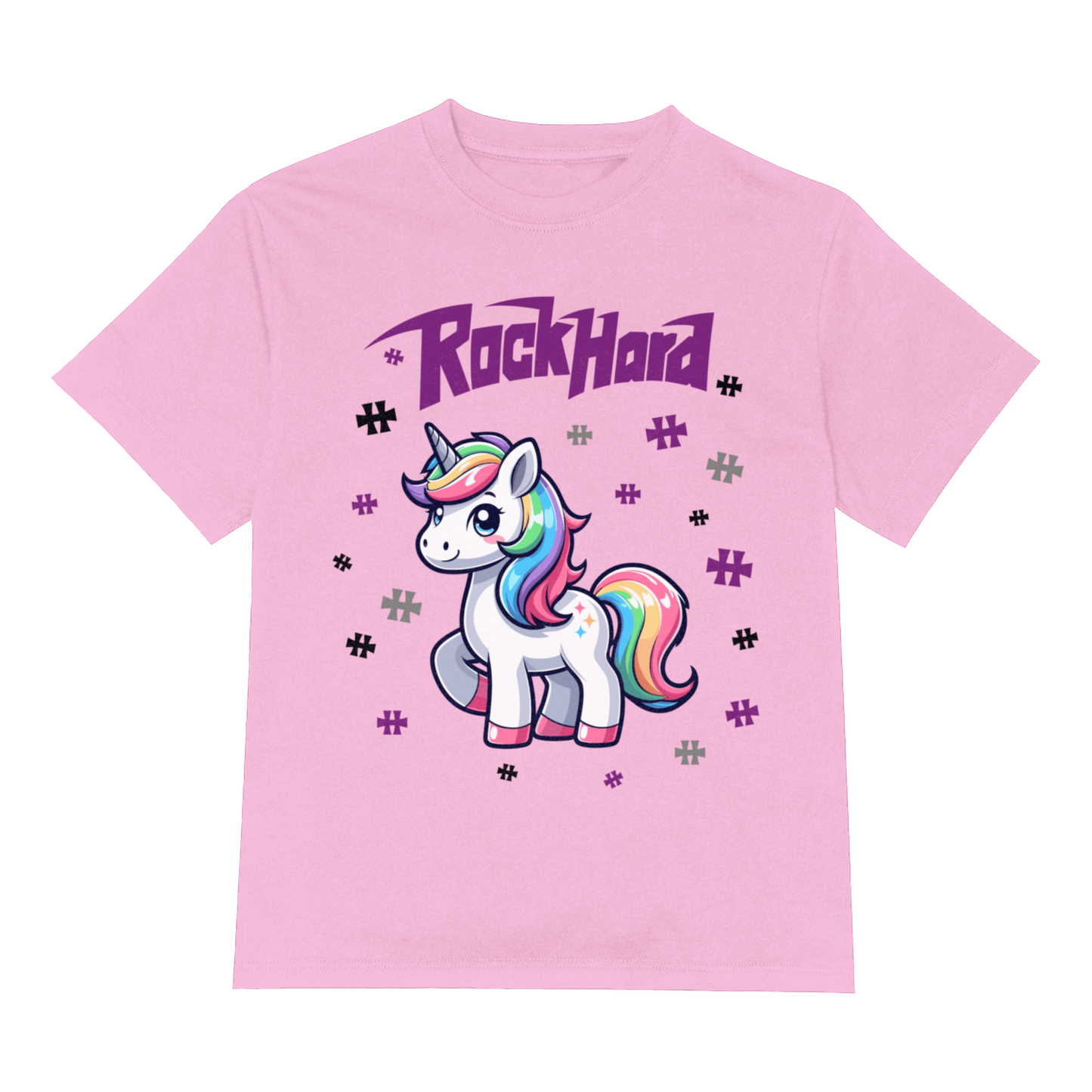 T-shirt KIDDY LICORNE Rose