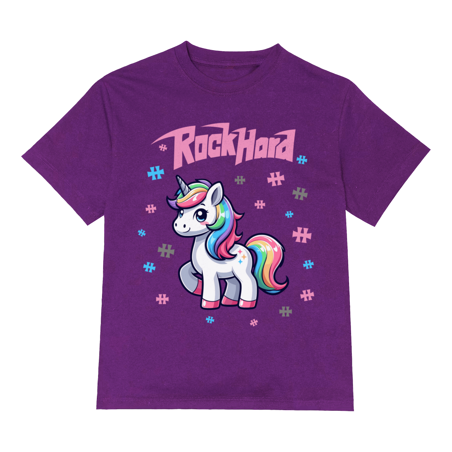 T-shirt KIDDY LICORNE Violet
